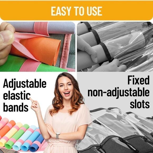 Finesun - 24 compartment hanging vinyl roll storage and organizer - Picture 5 of 9